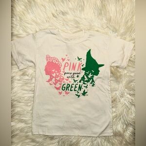 Wicked Glinda and Elphaba Short Sleeve Graphic T-shirt